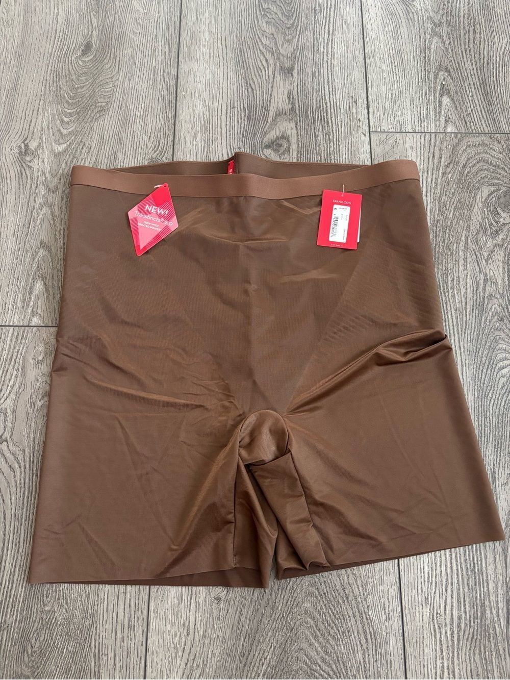 Spanx Seamless Brown Shaping Shorts